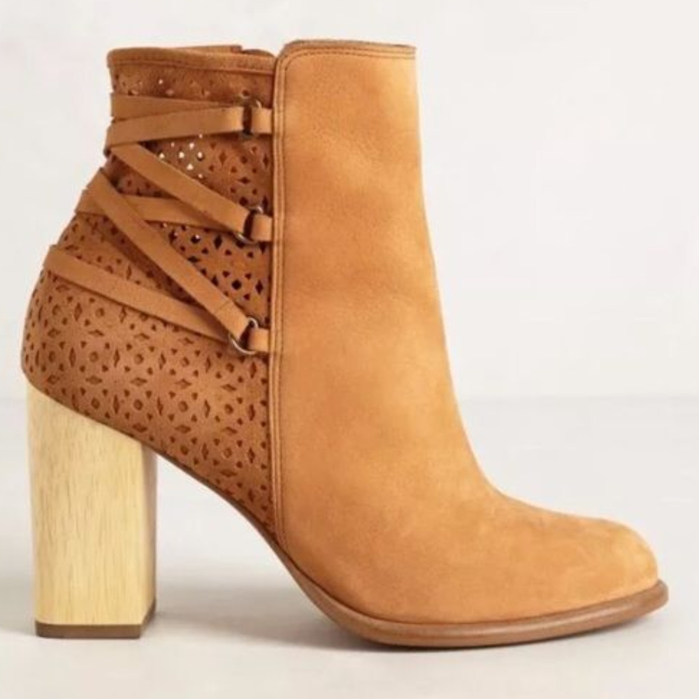 {Anthropologie} Cottage Booties